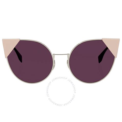 fendi ff 0190 s|Fendi Lei Plum Cat Eye Ladies Sunglasses FF 0190/S 10 .